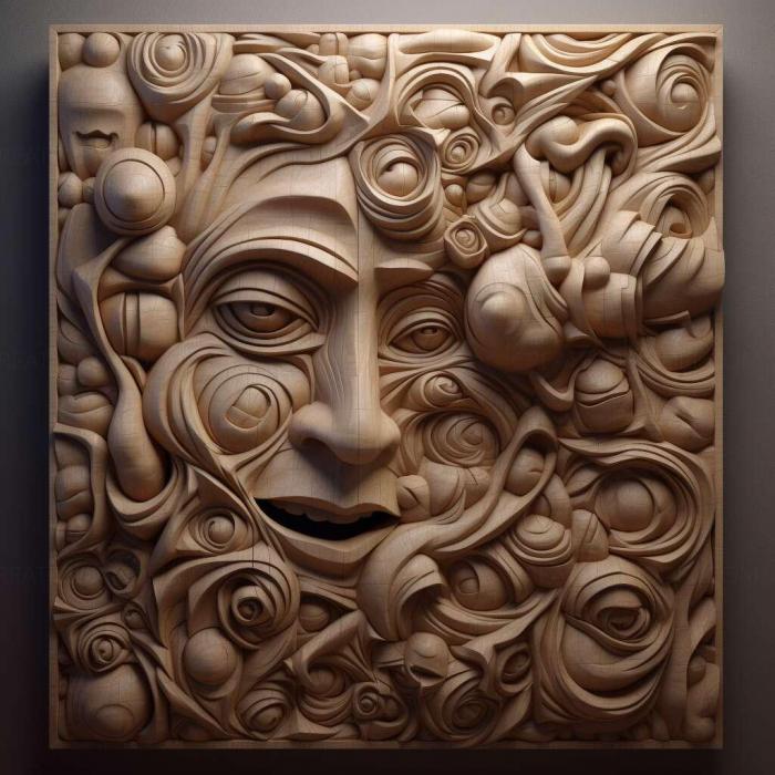 نموذج ثلاثي الأبعاد لآلة CNC 3D Art 